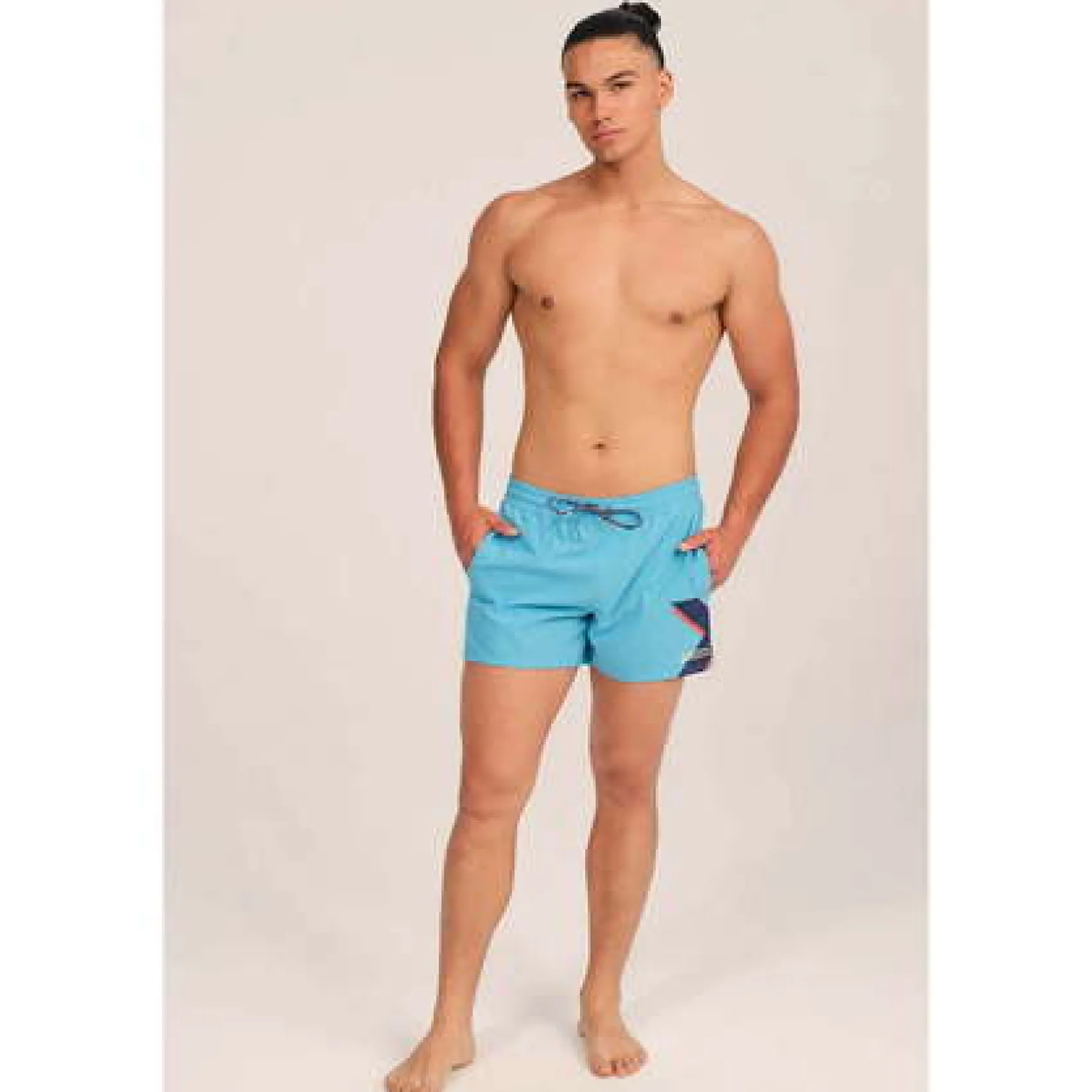 Hombre MUNICH Bañadores Y Toallas<BAÑADOR HOMBRE ELÁSTICO CORTO AZUL