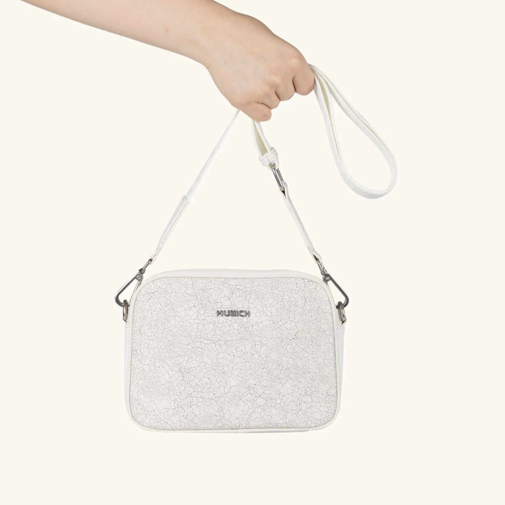 Mujer MUNICH Colección Mujer|Bolsos Pequeños<BLOCK FUN FW25 CROSSBODY CAMERA C/BLANCO