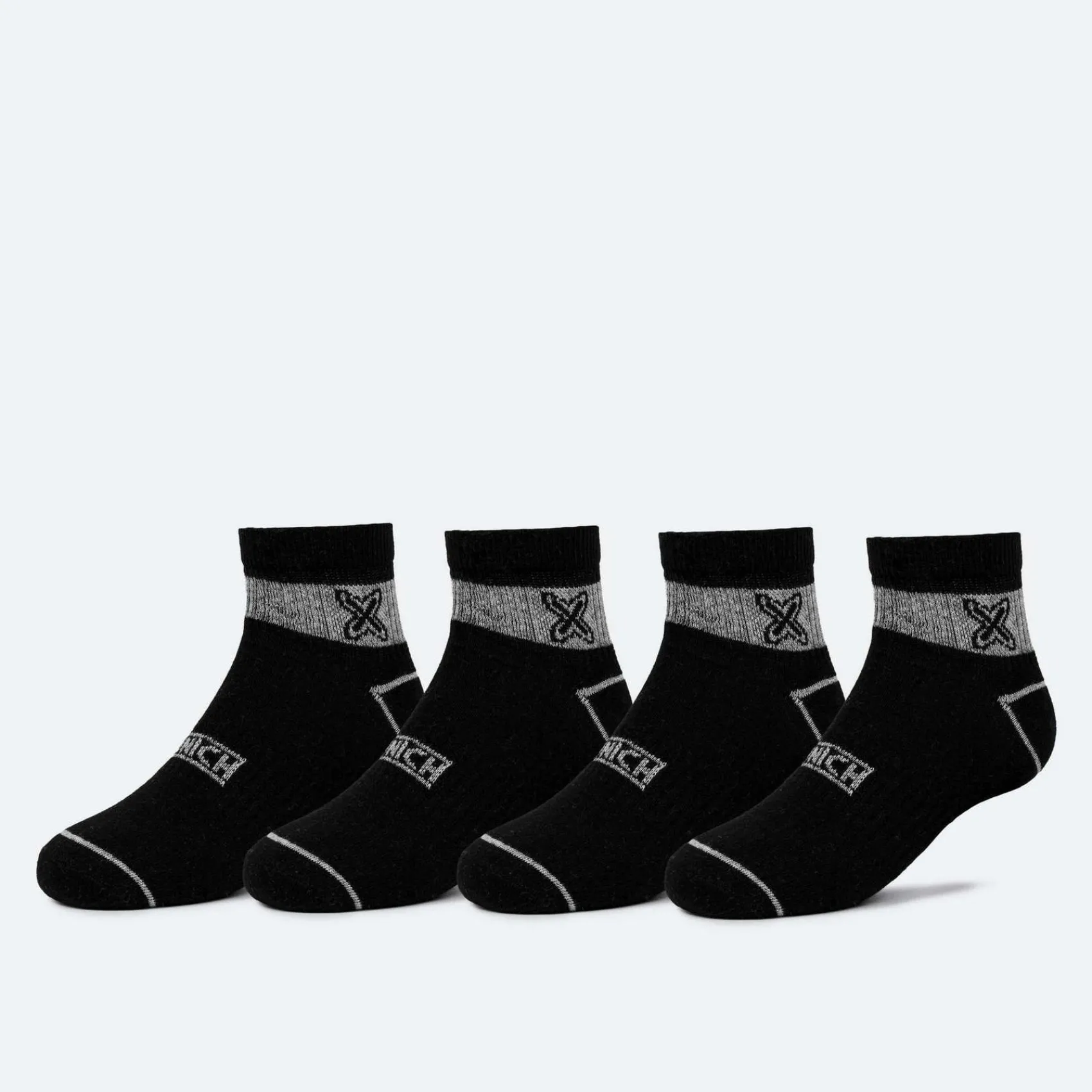 Mujer MUNICH Calcetines|Calcetines<Calcetines ankle sport de algodón-poliéster-espandex negro