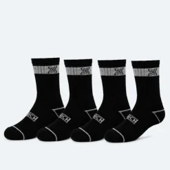 Mujer MUNICH Calcetines|Calcetines<Calcetines crew sport de algodón-poliéster-espandex negro