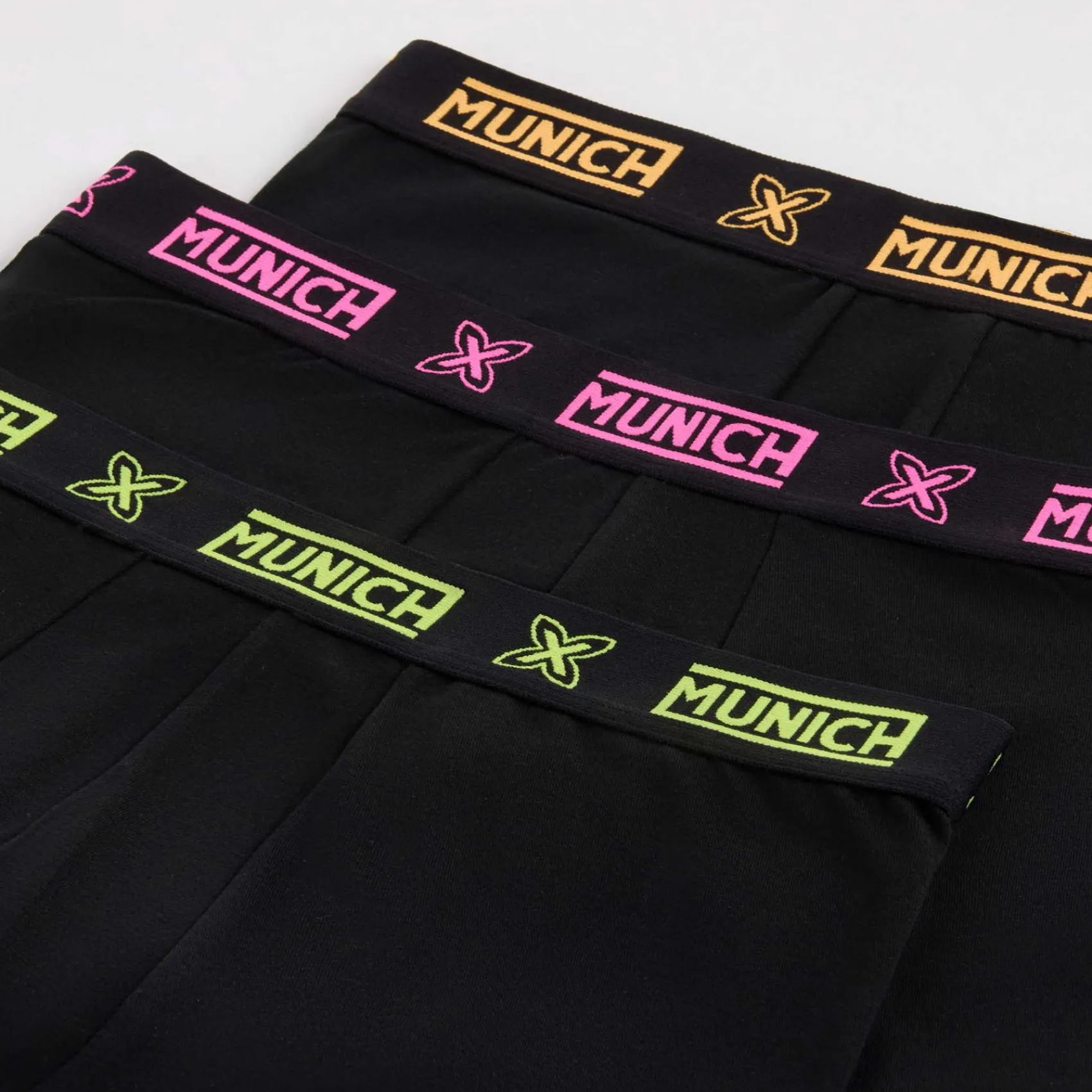 Hombre MUNICH Boxers Y Calcetines<Calzonzillos boxer de algodón-eslastano negro