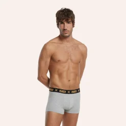 Hombre MUNICH Boxers Y Calcetines<Calzonzillos boxer de algodón-eslastano gris
