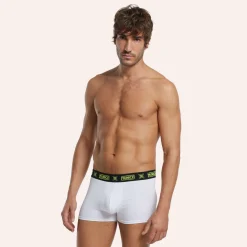 Hombre MUNICH Boxers Y Calcetines<Calzonzillos boxer de algodón-eslastano blanco
