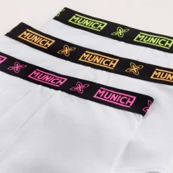 Hombre MUNICH Boxers Y Calcetines<Calzonzillos boxer de algodón-eslastano blanco