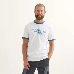 Hombre MUNICH Camisetas<Camiseta Barru lifestyle hombre de algodón orgánico blanco