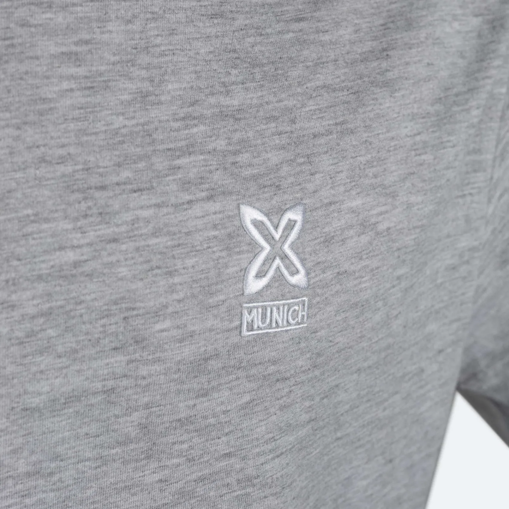 Hombre MUNICH Camisetas<Camiseta basica de algodón gris