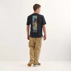 Hombre MUNICH Camisetas<Camiseta Collage streetwear hombre de algodón orgánico negro