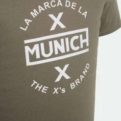 Hombre MUNICH Camisetas<Camiseta de algodón khaki