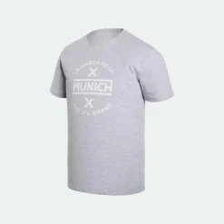Hombre MUNICH Camisetas<Camiseta de algodón gris