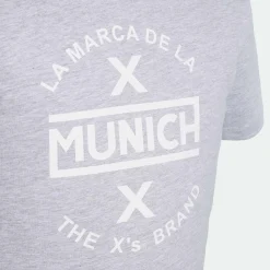 Hombre MUNICH Camisetas<Camiseta de algodón gris