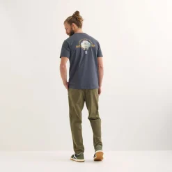 Hombre MUNICH Camisetas<Camiseta Reglamento lifestyle hombre de algodón orgánico antracita