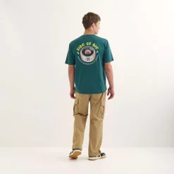 Hombre MUNICH Camisetas<Camiseta Ride streetwear hombre de algodón orgánico verde
