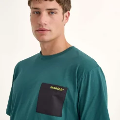 Hombre MUNICH Camisetas<Camiseta Ride streetwear hombre de algodón orgánico verde