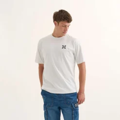 Hombre MUNICH Camisetas<Camiseta Skate streetwear hombre de algodón orgánico blanco
