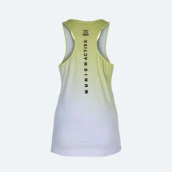 Mujer MUNICH Ropa|Ropa Deportiva<Camiseta sin mangas Top Club de poliéster-elastano blanco/lima