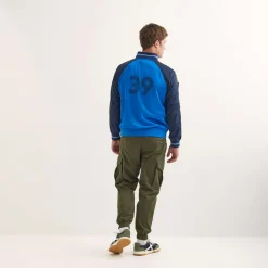 Hombre MUNICH Chaquetas<Chaqueta Scudetto streetwear hombre de poliéster multicolor