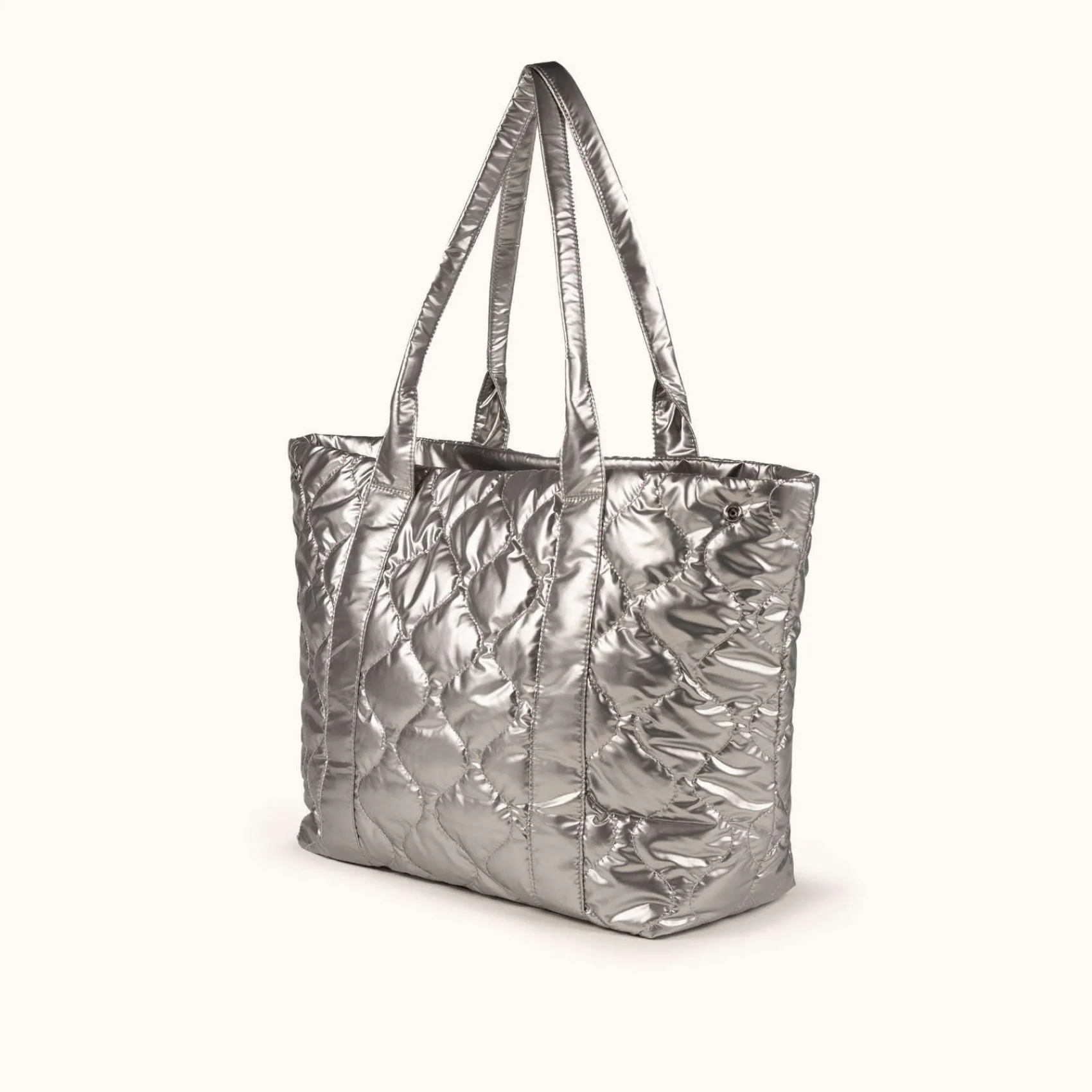 Mujer MUNICH Bolsos De Hombro|Colección Mujer<COVER FW25 SHOPPER C/SILVER