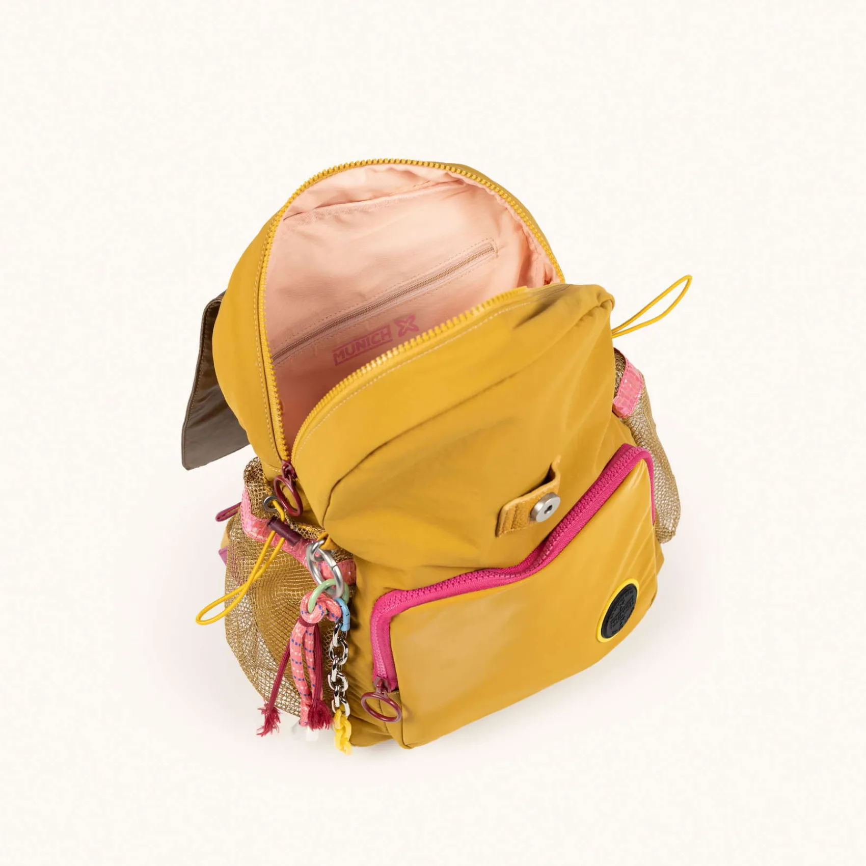 Mujer MUNICH Mochilas|Colección Mujer<DEEP RECYCLED FW25 BACKPACK C/HONEY