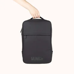 Mujer MUNICH Colección Mujer|Mochilas<ESSENCE RECYCLED FW25 BACKPACK C/BLACK
