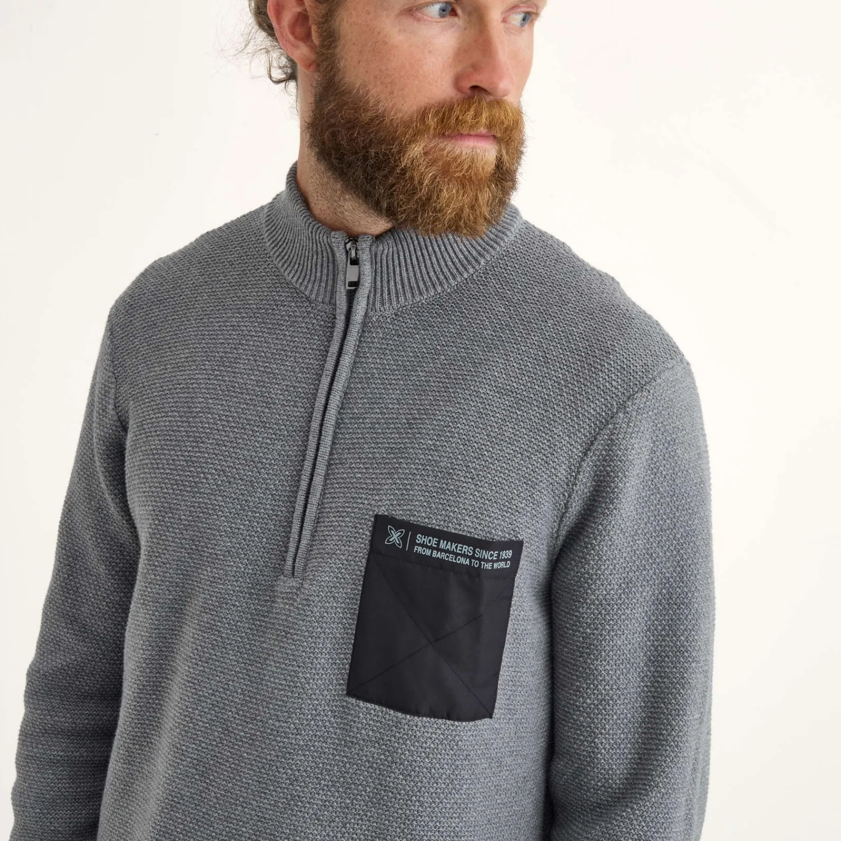 Hombre MUNICH Sudaderas<Jersey Roma lifestyle hombre de algodón-poliéster gris