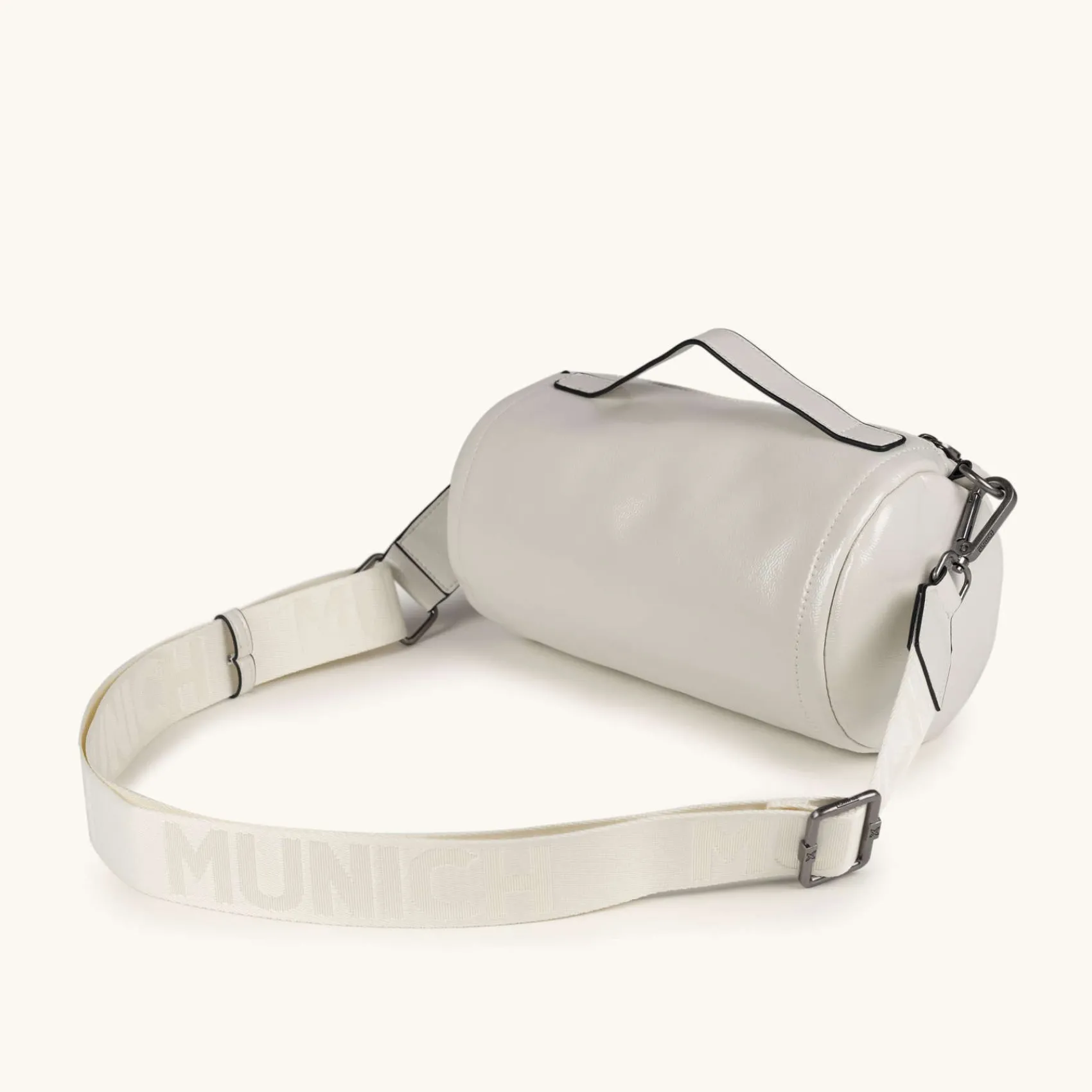 Mujer MUNICH Colección Mujer|Bolsos De Mano<MH FW25 CROSSBODY BARREL C/WHITE