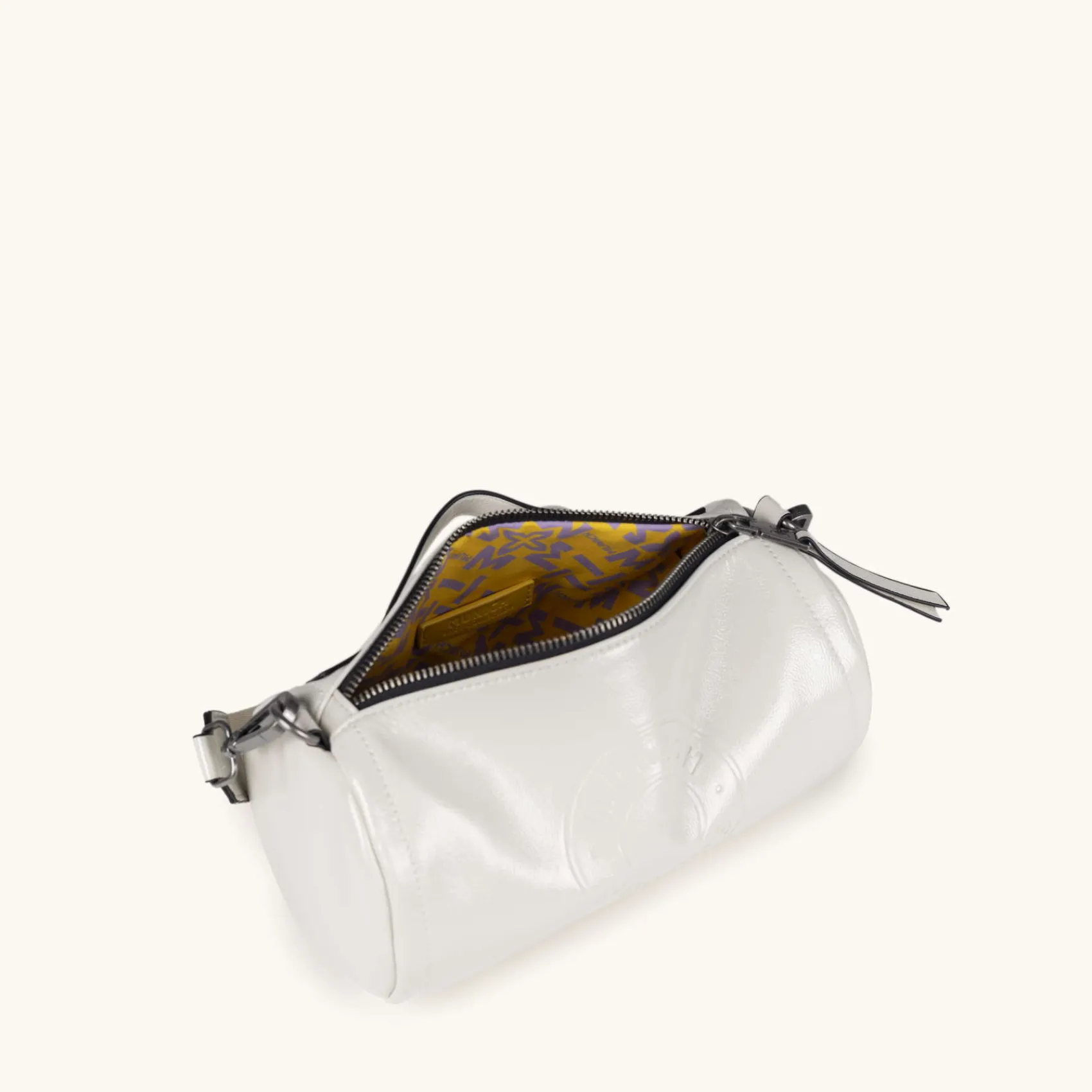 Mujer MUNICH Colección Mujer|Bolsos De Mano<MH FW25 CROSSBODY BARREL C/WHITE