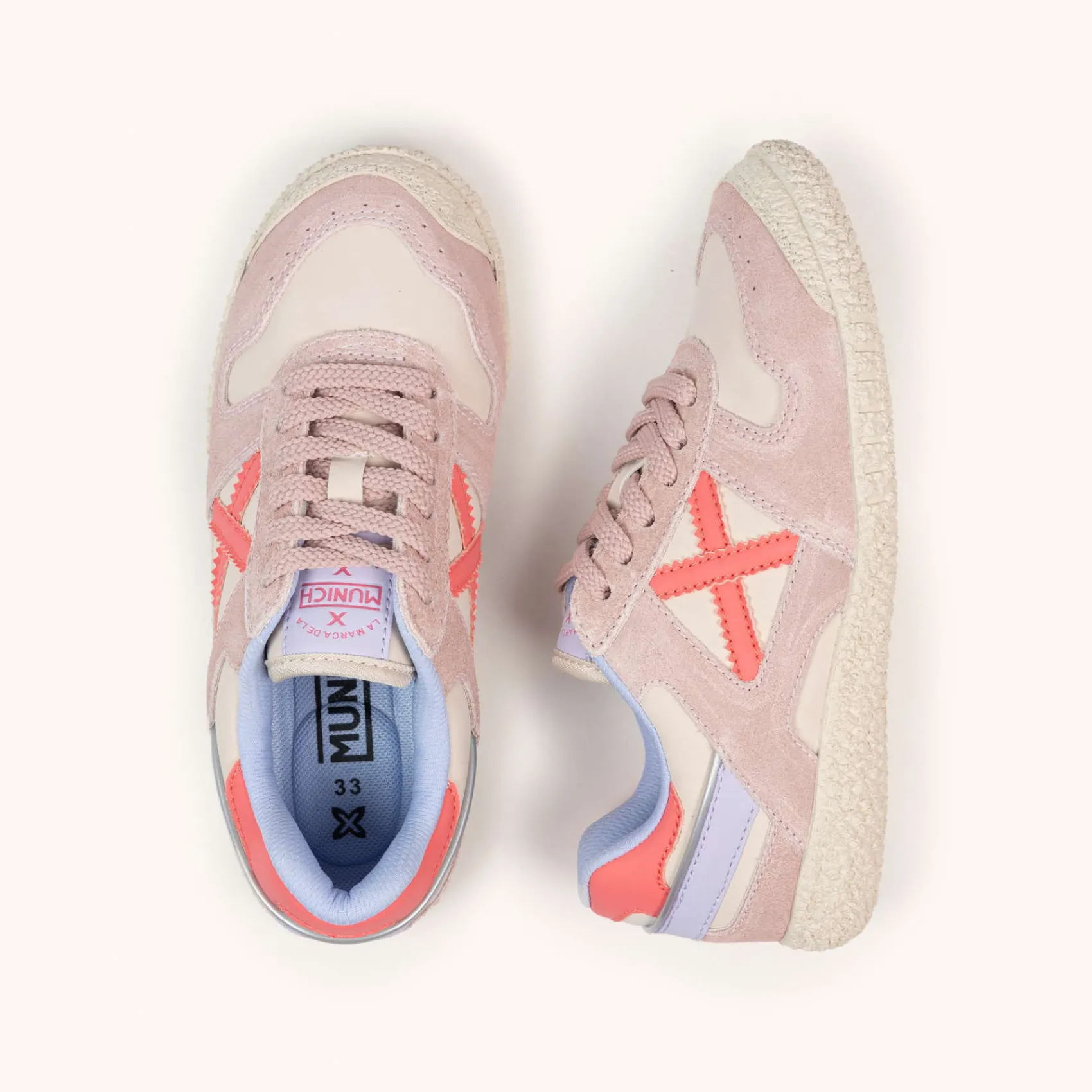 MUNICH Zapatillas Planas|Colección Moda Kid<MINI GOAL 1625