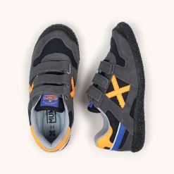 MUNICH Infantil Velcro®|Zapatillas Planas<MINI GOAL VCO 1623