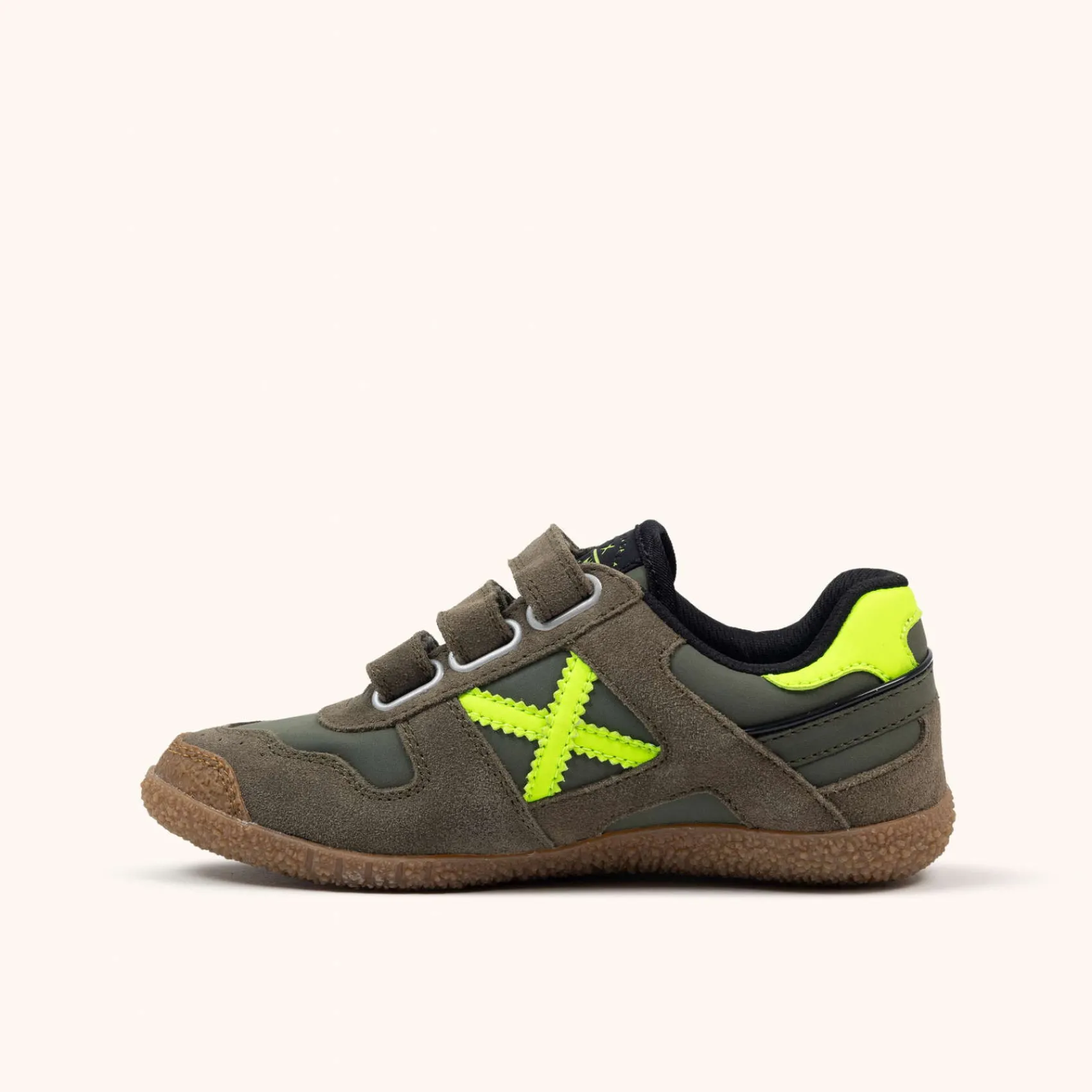 MUNICH Infantil Velcro®|Zapatillas Planas<MINI GOAL VCO 1624