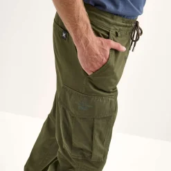 Hombre MUNICH Pantalones<Pantalón Cargo explore lifestyle de algodón-elastano khaki
