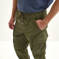 Hombre MUNICH Pantalones<Pantalón Cargo explore lifestyle de algodón-elastano khaki