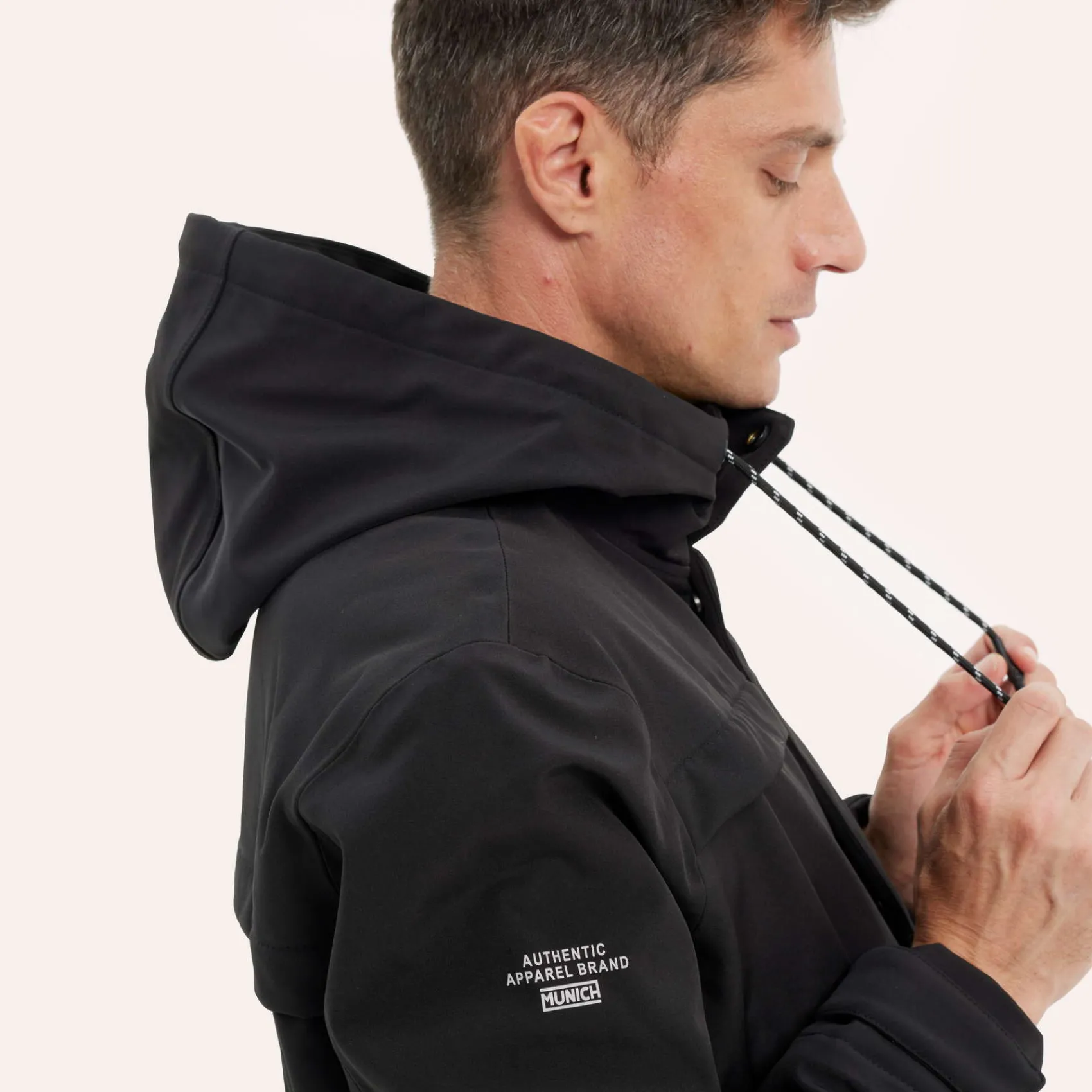 Hombre MUNICH Chaquetas<Parka rain lifestyle de poliéster negro