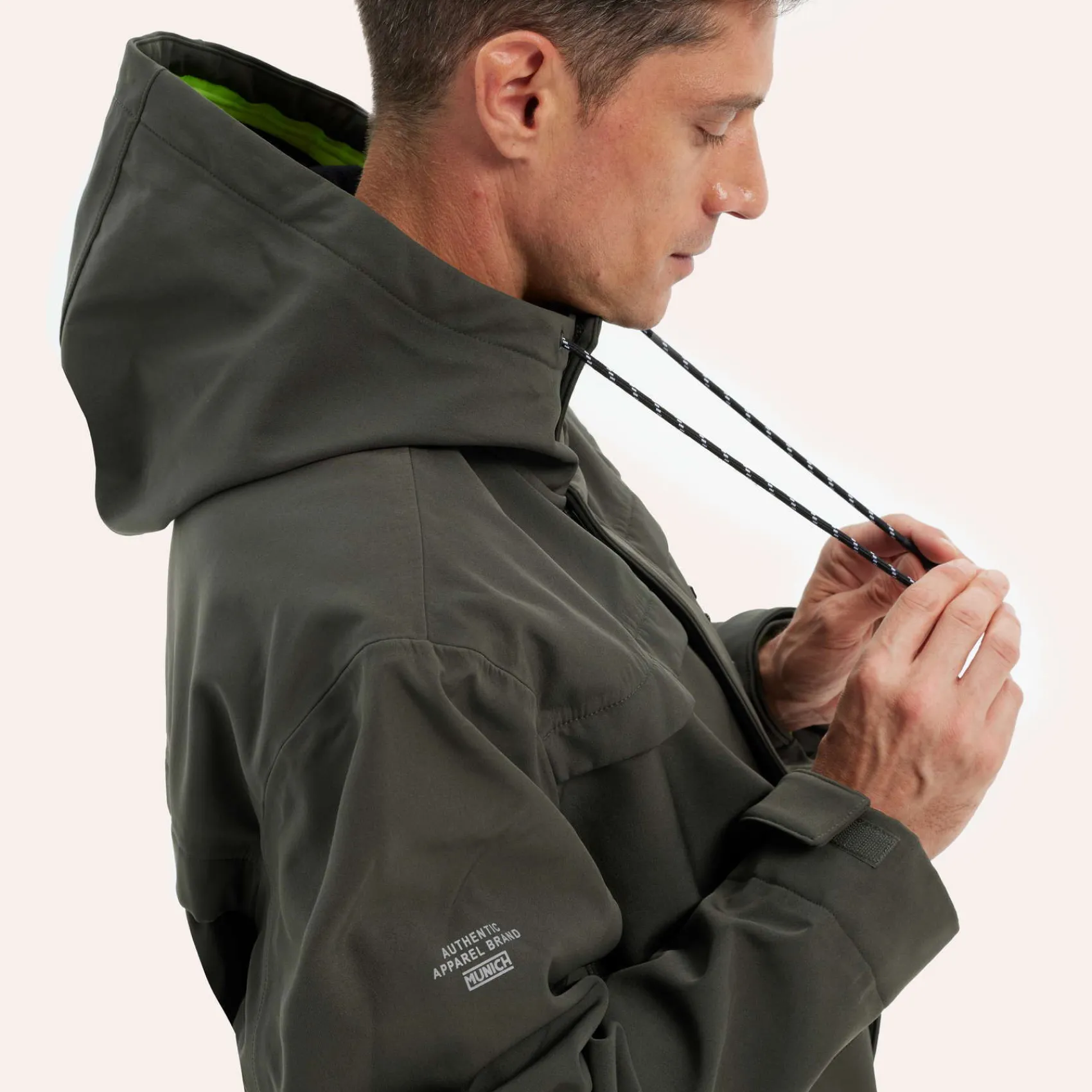 Hombre MUNICH Chaquetas<Parka rain lifestyle de poliéster caqui