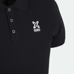 Hombre MUNICH Polos<Polo de algodón negro