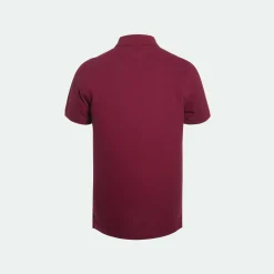 Hombre MUNICH Polos<Polo hombre de algodón burdeos