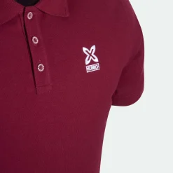 Hombre MUNICH Polos<Polo hombre de algodón burdeos