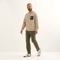 Hombre MUNICH Sudaderas<Sudadera Revival lifestyle hombre de algodón orgánico camel