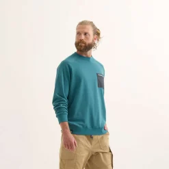 Hombre MUNICH Sudaderas<Sudadera Sotil lifestyle hombre de algodón orgánico verde