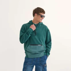 Hombre MUNICH Sudaderas<Sudadera Space streetwear hombre de algodón verde
